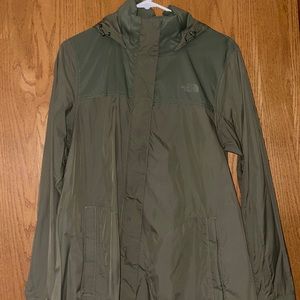 Army green Northface Parka